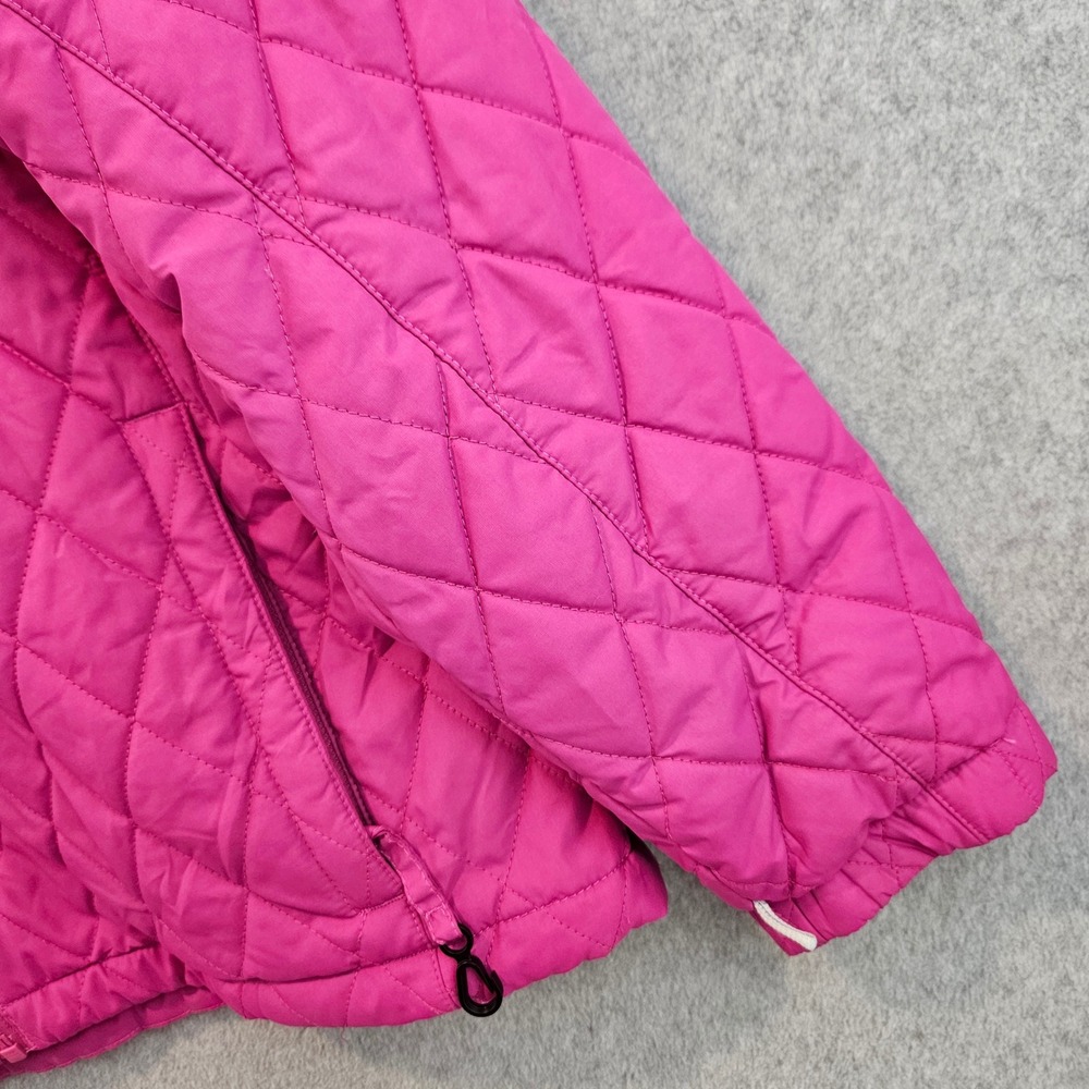 COLUMBIA Quilted Jacket Women XL Pink Vertex Interchange Puffer Fleece Lined - Picture 8 of 16